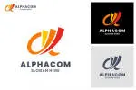 Alpha communications company logo